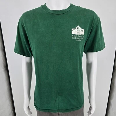 Camiseta vintage Country Inn by Carlson Iowa City Hanes Beefy de los años 90 (L) Foto 1 de 4
