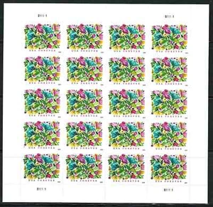 Mint US Celebration Blooms Pane of 20 Forever Stamps Scott# 5849 (MNH) - Picture 1 of 1