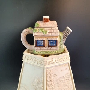 Gargoylery Studio Custom-Made Cottage Teapot Lamp Finial °°One Of A Kind°° - Picture 1 of 10