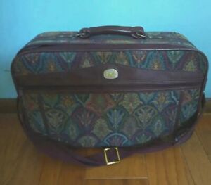 Vintage DVF Diane Von Furstenberg Suitcase Luggage Travel Bag Carry On EXC Cond