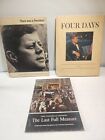 Lot of 3 vintage John F. Kennedy Books Four Days, There was a President, &more