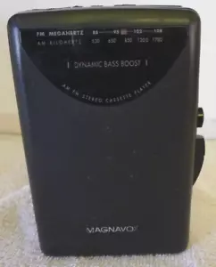 Magnavox AQ 6521 Stereo FM/AM/Cassette Player with Belt Clip - TESTED - Picture 1 of 8