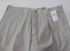 Callaway GOLF Pleated Shorts 100% Cotton Silver Linings Tan $70 Shirt Grip NWT - Picture 1 of 6