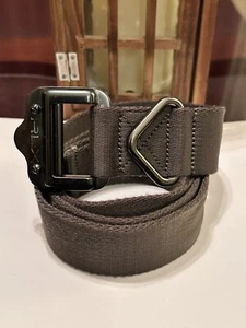 Authentic Ralph Lauren RLX Size Medium Expedition Web Nylon Belt Military Green - Picture 1 of 5
