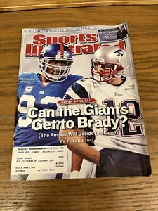 Sports Illustrated February 2008 Tom Brady Patriots Strahan Giants Super Bowl - Picture 1 of 3