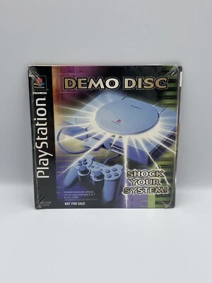 PlayStation 1 1999 INTERACTIVE KIOSK DEMO DISC SHOCK YOUR SYSTEM "NEW & SEALED" - Image 1 of 2