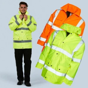 Giacca di sicurezza stradale Hi Vis di Uneek UC803 per guardiano del traffico o assistente parcheggio - Foto 1 di 5