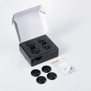 4PCS 28mm Aluminum Alloy Speaker Shock Spike Isolation Stand Foot Cone Base Pad - Picture 1 of 8