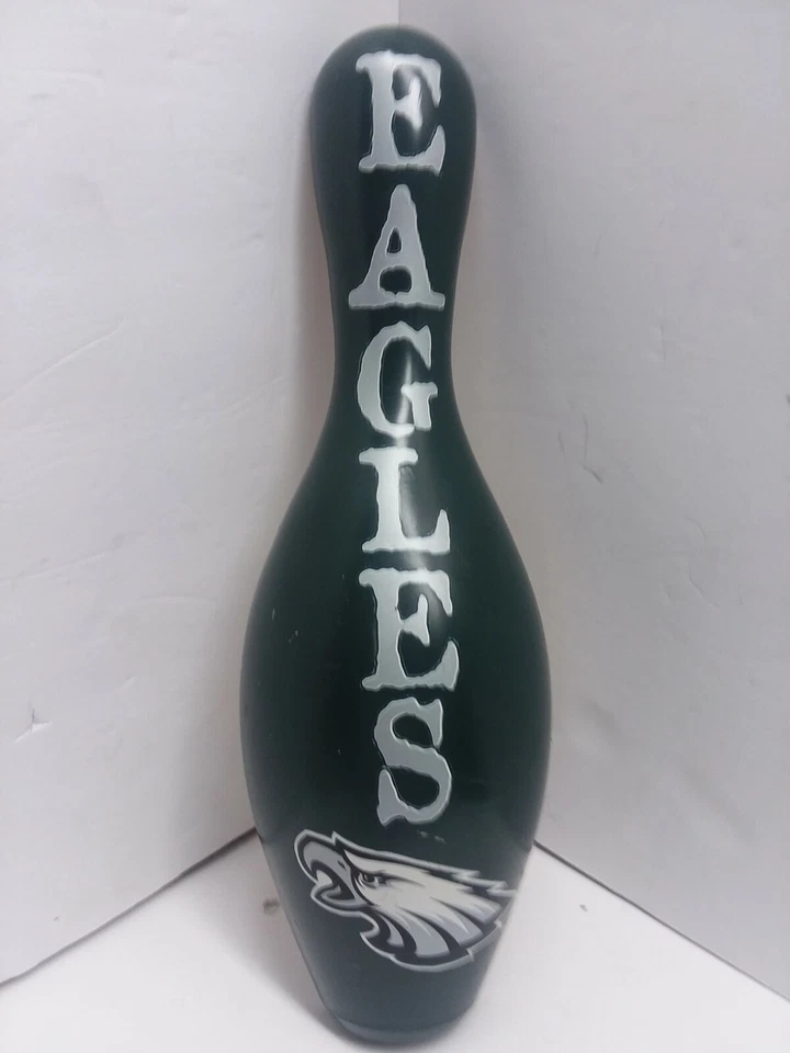 Philadelphia Eagles  1/2 bowling pin wall hanger  custom made - Image 1 of 4