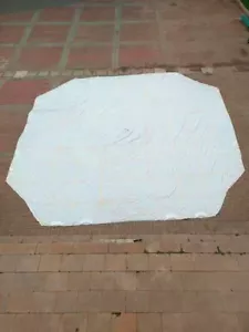 1Pz Panno Paracadute Militare Quadrato Grigio-Bianco 8 Lati Misura 8,1 x 8,7m, "伞兵-2" - Foto 1 di 6