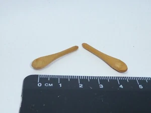 2 cucharas de madera escala 1:12 - Imagen 1 de 2