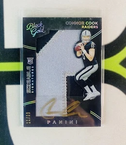 Connor Cook 2016 Panini SCHWARZ GOLD GRÖßE Sigs Prime Jumbo Patch Auto RC 11/99 - Bild 1 von 2