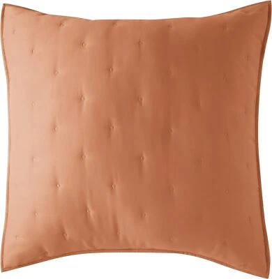 Recycled Polyester & Cotton Blend Quilt Sham, Standard,LIGHT CARAMEL 31.5x31.5IN - Image 1 of 4