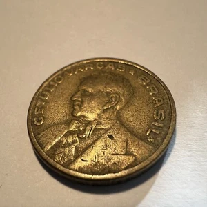 1946 Brazil 20 Centavos - Getulio Vargas - Circulated - Picture 1 of 4