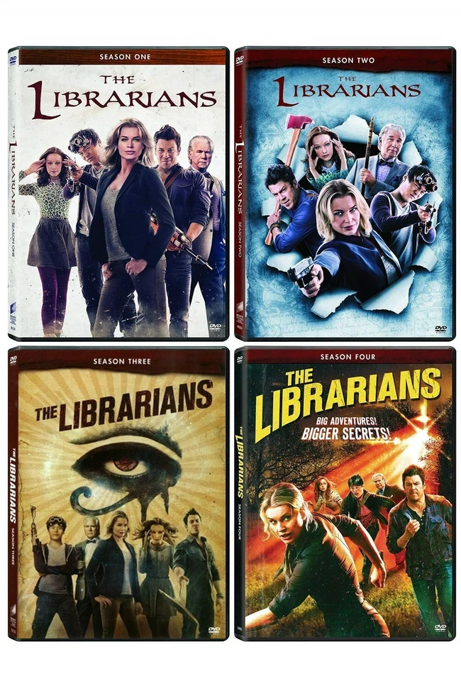The Librarians: Complete Series DVD Set (Season 1 2 3 4) *NEW/SEALED* FREE SHIP Foto 1 de 1