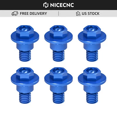 6 piezas pernos de protección de horquilla delanteros CNC para Husqvarna TE150 TE250 TE300 TE300I 2014-2022 Foto 1 de 4