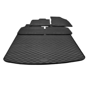 Gummimatten + Kofferraumwanne Set passend für Skoda Enyaq IV ab Bj.2020 Ri - Picture 1 of 9