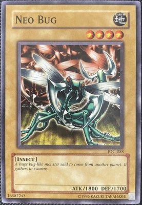 Neo Bug IOC-058 Invasion of Chaos Unlimited Edition - Yugioh Card - Image 1 of 2