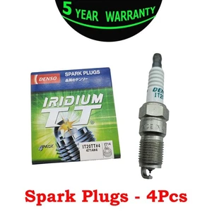 4x Bujías para Denso 4714 IT20TT Iridium TT 1975-2015 Ford Mustang Chevy Mazda - Imagen 1 de 18