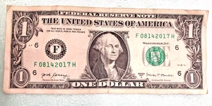 ONE DOLLAR GEBURTSTAGSSCHEIN 14.08.2017-2017 SERIE EIN TOLLES GESCHENK FÜR IHRE GELIEBTEN - Bild 1 von 2