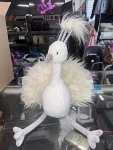 Jellycat Lola Wingaling Peacock Retired Stuffed Animal NWT 0118 - Picture 1 of 6