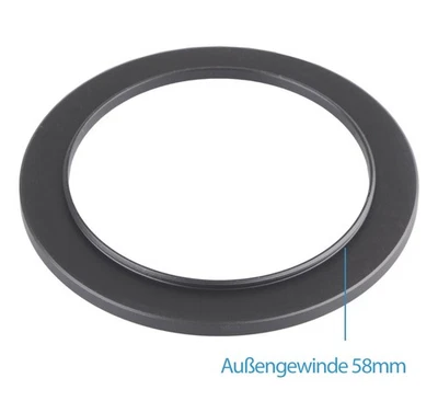 Step Up Ring 58-67 mm Reduzierring Adapterring Kompatibel m. allem Hersteller - Bild 1 von 2