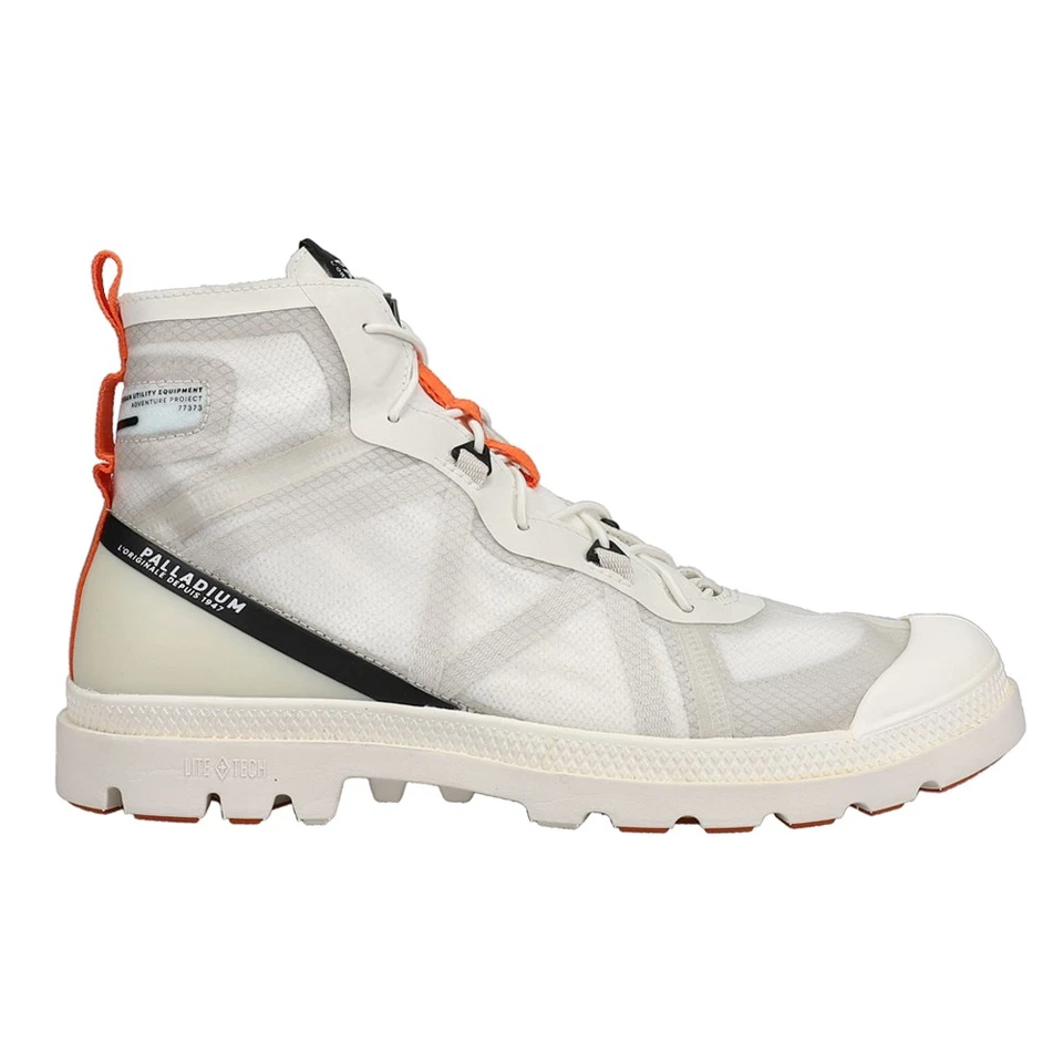 Botas informales blancas Palladium Travel Lite Plus Adv punta redonda con cordones para hombre 77373- Foto 1 de 4
