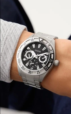 Guess Watch Mens Gents Letterman 50m Water Resistant GW0904G1 RRP £195 - Image 1 of 4