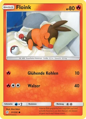 Floink / Pokémon Karte / Deutsch / Welten im Wandel / 31/236 / CEC 31 / Nonholo - Bild 1 von 2