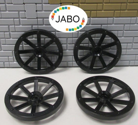 (G15/2/3) LEGO 4 x 4489 carriage wheel spoke wheel &Oslash; 33 mm black