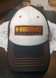 Gorra gorra HEMI Powered Mopar Dodge Snapback malla trasera camioneros *delantera muestra desgaste - Imagen 1 de 11