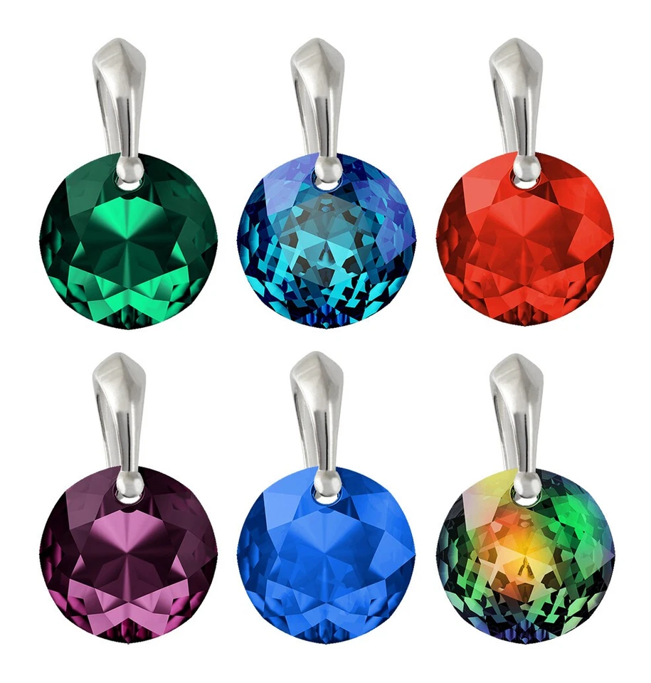 Sterling Silber Anhänger aus 6430 14mm Classic Cut Primero® Kristallen - Bild 1 von 1