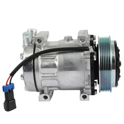 For Caterpillar Freightliner Kenworth Mack Peterbilt A/C AC Compressor w/ Clutch - Image 1 of 4