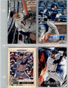 TOPPS FIRE GYSPY (4) CARD SET FREDDIE FREEMAN BX2=937 - Picture 1 of 2