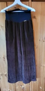 Chapati Samt - Marlene- Yoga - Hose Gr.S oder 34/36 aus braunem Baumwoll-Samt 🌈 - Bild 1 von 13