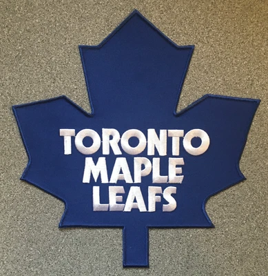 1987-2015 TORONTO MAPLE LEAFS NHL HOCKEY VINTAGE LARGE 10.25" TEAM LOGO PATCH - Image 1 of 3