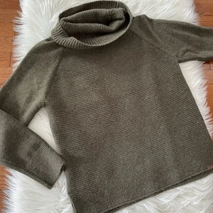 Ariat Wollmischung Three Chimney Pullover grün Pulli Rollkragen Gr. XS - Bild 1 von 7