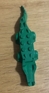 Lego 1990er Vintage grüner Alligator / Krokodil 6026c01 für Piraten / Abenteurer - Bild 1 von 3
