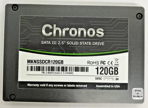 CHRONOS 120 GB SSD SATA III FESTPLATTE MKNSSDCR120GB (HARDDISK) 2,5"zoll#NFP1173 - Bild 1 von 2