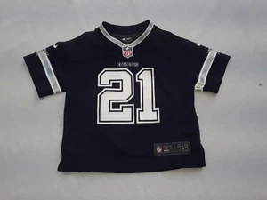 Camiseta deportiva Nike Dallas Cowboys Ezekiel Elliot 3T niño pequeño - Imagen 1 de 7
