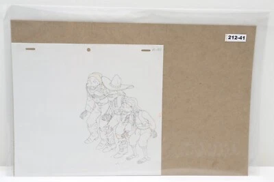 Original Hand Drawn Animation Production Drawing Art (212-41) - Image 1 of 3