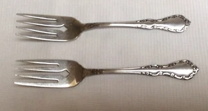 Oneida Distinction Deluxe Stainless Mansion Hall 2 Salad Forks - Imagen 1 de 3