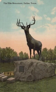 The Elks Monument - Dallas, Texas - RPPC non spedito - Foto 1 di 3