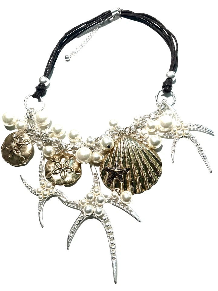 Ожерелье с серебряной подвеской Joan Rivers Star Fish 15 дюймов 3 дюйма экст. - Изображение 1 из 1