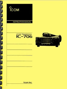 Icom IC706 Transceiver OWNER'S INSTRUCTION MANUAL - Zdjęcie 1 z 3