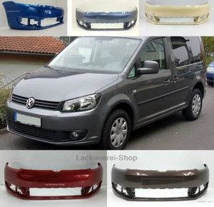 STOßSTANGE VORNE LACKIERT IN WUNSCHFARBE NEU für VW Caddy 2010-2015 ohne SRA/PDC - Bild 1 von 11