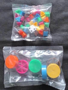 Trivial Pursuit Replacement Parts Trivia Pieces Pie Tokens Scoring Wedges Sealed - Picture 1 of 3