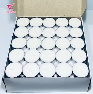 Velas de luz de té sin perfume Leola de 5-6 horas de duración 🕯️ 📦 Paquete de 100 Foto 1 de 2