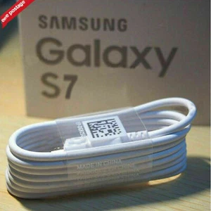 Cavo cavo dati caricatore USB veloce originale Samsung Galaxy S6 S7 Edge S5 Note 5 4 3 - Foto 1 di 7