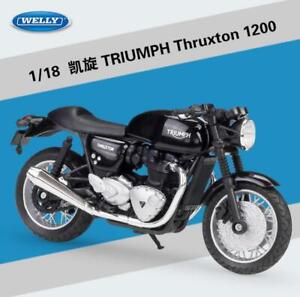 1:18 Welly Triumph Thruxton 1200 Motorcycle Bike Model New in Box